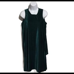 Dark Green Cold Shoulder A.N.A Mini Dress
